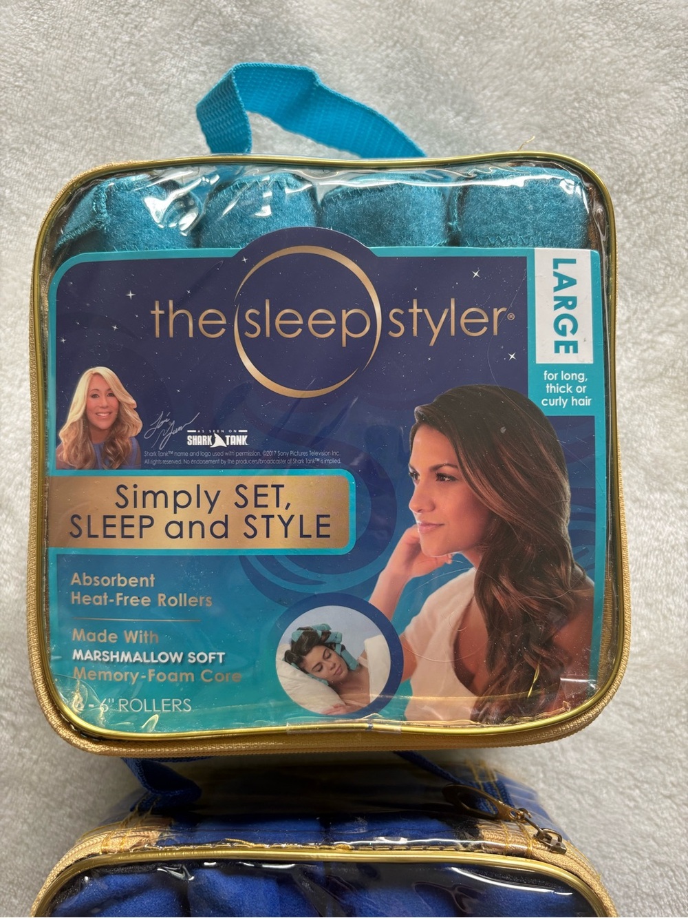 The Sleep Styler Soft Rollers Set | 12 Mini 3 in + 8 Large 6 in Heatless Curlers - Picture 2 of 8